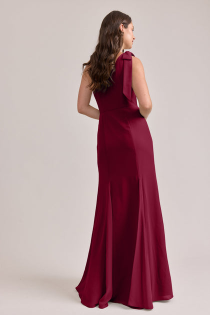 Rowan Chiffon Dress | Made To Order | Marsala