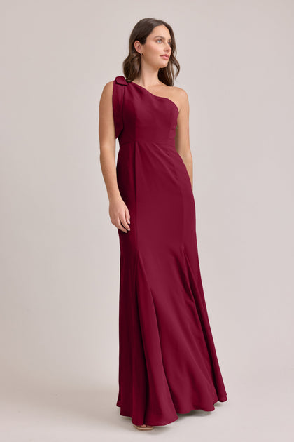 Rowan Chiffon Dress | Made To Order | Marsala