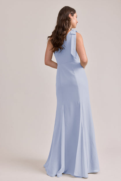 Rowan Chiffon Dress | Made To Order | Periwinkle