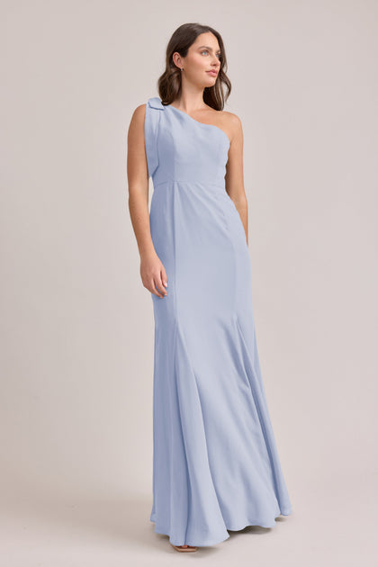 Rowan Chiffon Dress | Made To Order | Periwinkle