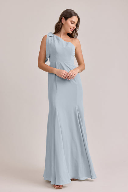 Rowan Chiffon Dress | Made To Order | Sky Blue