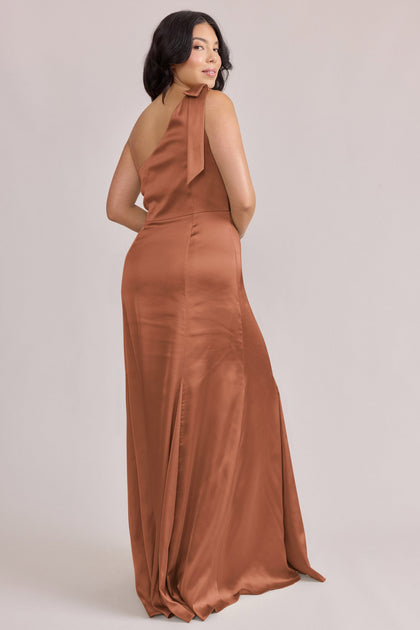Rowan Satin Dress | Made To Order | Copper
