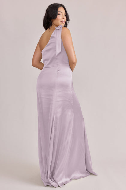 Rowan Satin Dress | Made To Order | Lilac