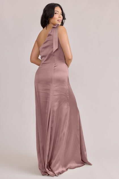 Rowan Satin Dress | Made To Order | Rose Quartz