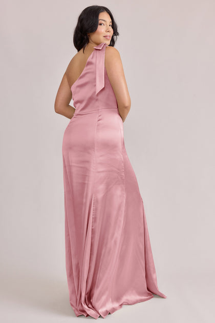 Rowan Satin Dress | Made To Order | Rosette
