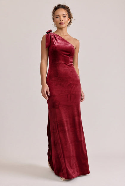 Rowan Velvet Dress | Made To Order | Romantic Rose