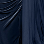 Royal Blue Velvet / Navy Tulle