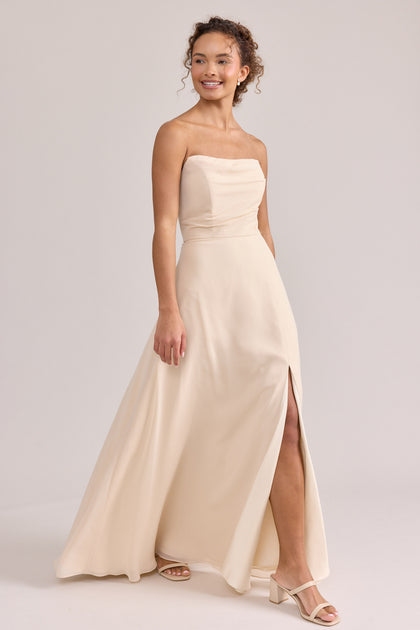 Model: Erica; Size: 4; Color: Champagne