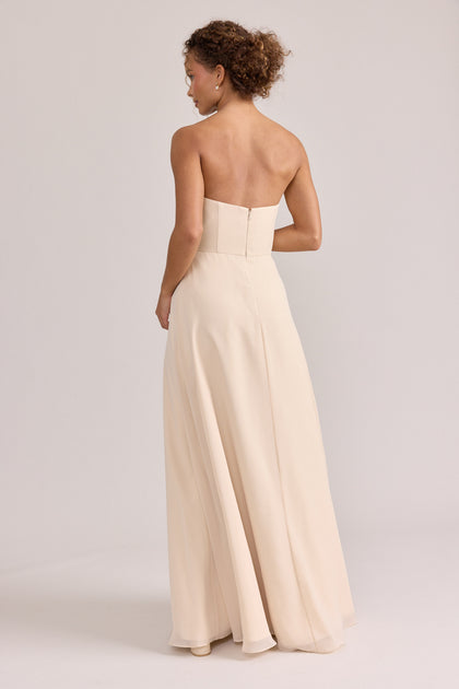 Model: Erica; Size: 4; Color: Champagne
