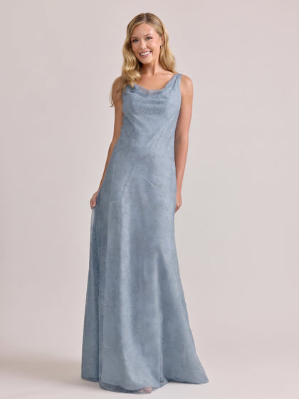 Samantha Lace Dress | French Blue