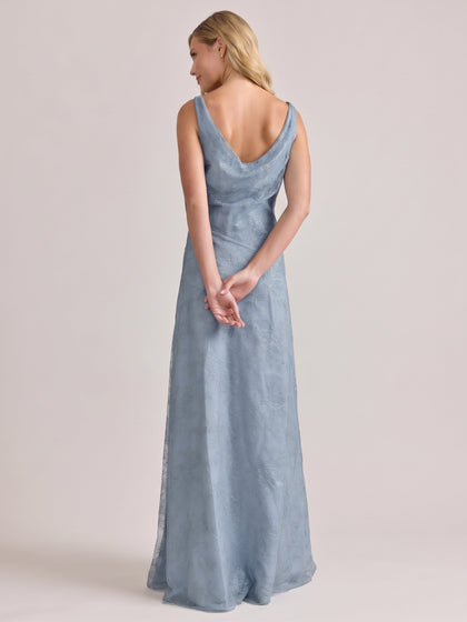 Samantha Lace Dress | French Blue