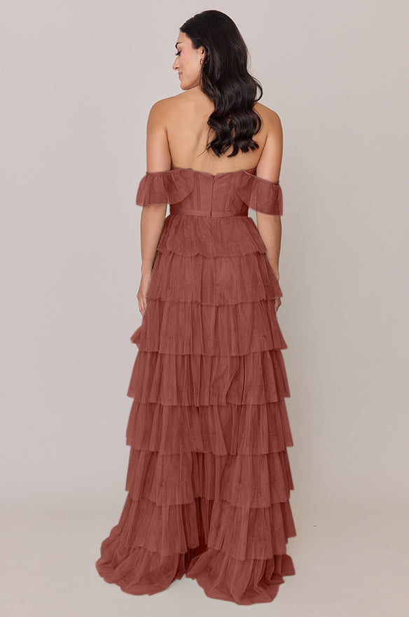 burgundy dress mini long sleeve Maroon Sweetheart Neck Long Sleeve Short Dress main image 0