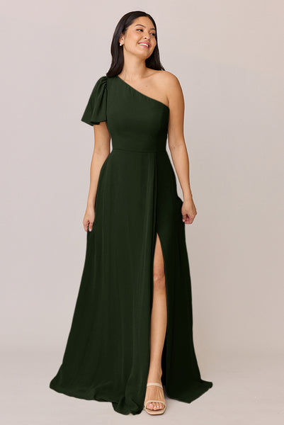 martini bridesmaid dress Wedtrend Women Martini Satin Bridesmaid Dress with Slit Mermaid Cowl Neckline Ruched Corset Long Wedding Party Dress, Black / US10