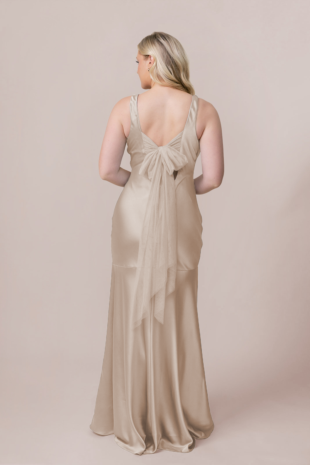 Lana Satin + Tulle Dress