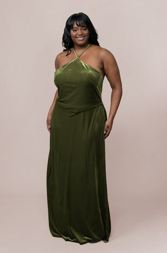 olive green velvet dress Sample Everly 25 Second Marriage Wedding keep in mind that Darren Colour:Antique Gold