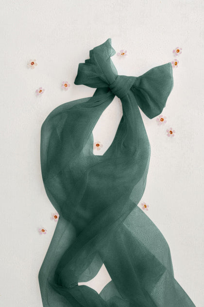 Tulle Sash | Made To Order | Greenery