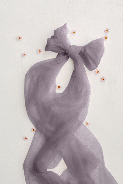 Tulle Sash | Made To Order | Wisteria