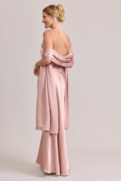Satin Shawl | Made To Order | Blushing Bride