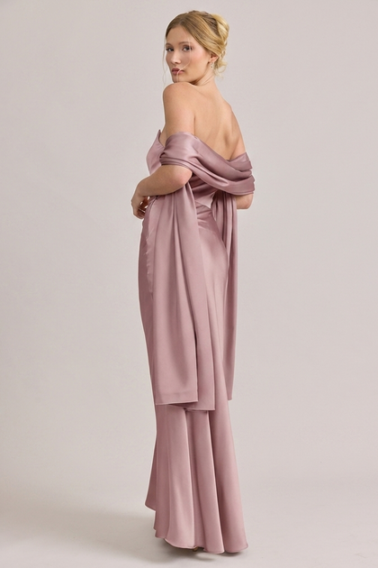 Satin Shawl | Made To Order | Rose Quartz