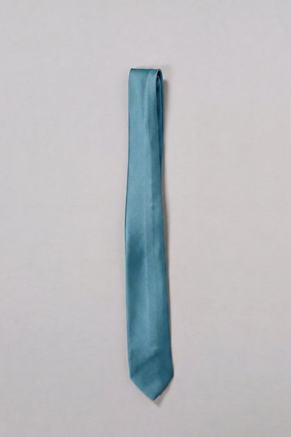 Satin Tie | Made To Order | Turquoise