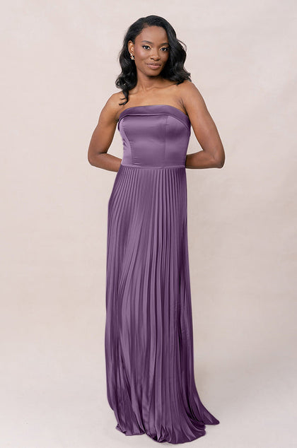 Model: April; Size: 4; Color: Dusty Plum