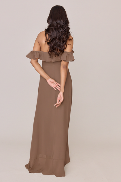 Scarlet Chiffon Dress | Made To Order | Truffle