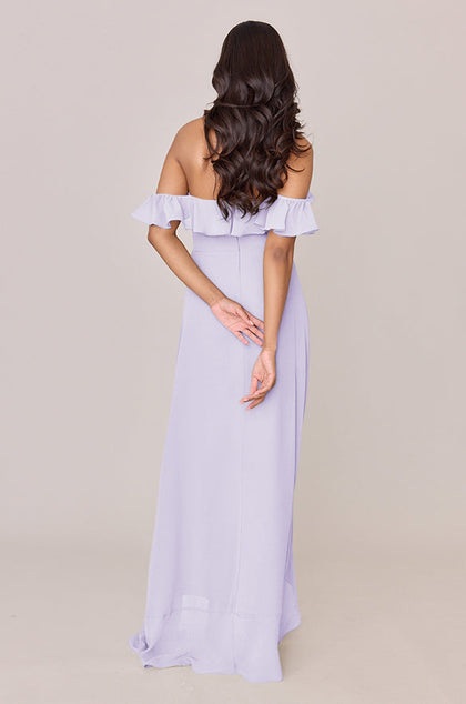 Scarlet Chiffon Dress | Made To Order | Light Lavender