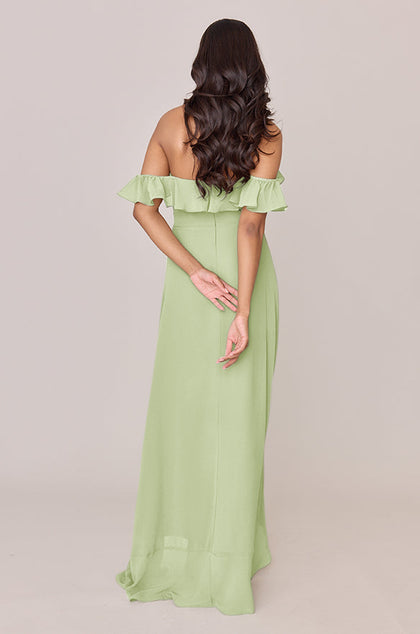 Scarlet Chiffon Dress | Made To Order | Matcha
