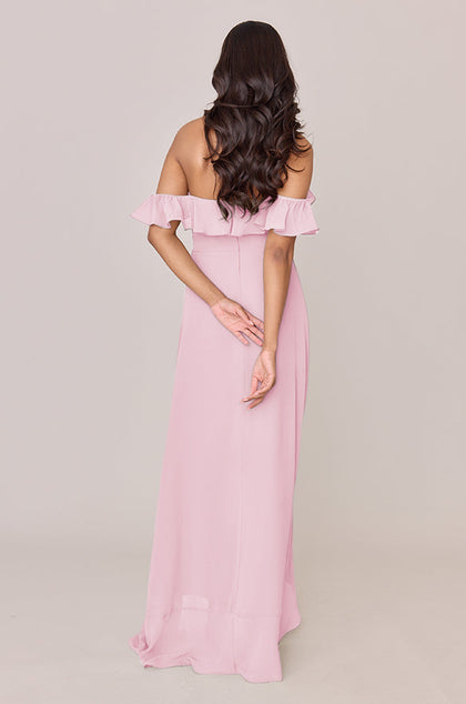 Scarlet Chiffon Dress | Made To Order | Perfect Pink