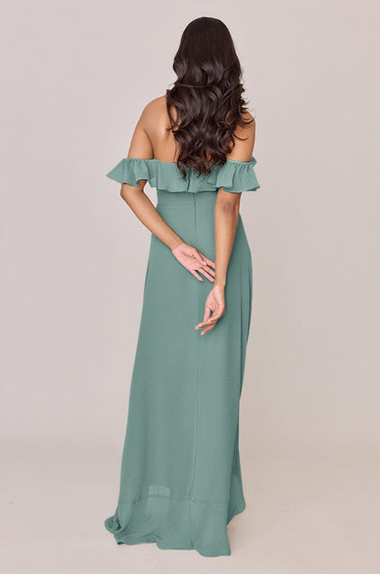Scarlet Chiffon Dress | Made To Order | Rosemary