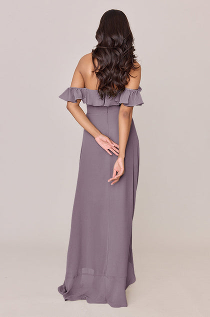 Scarlet Chiffon Dress | Made To Order | Wisteria