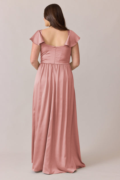 Selma Satin Dress | Made To Order | Blushing Bride