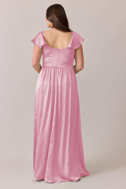 Selma Satin Dress | Made To Order | Perfect Pink