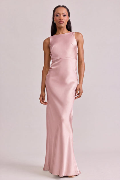 Serena Satin Dress | Made To Order | Blushing Bride