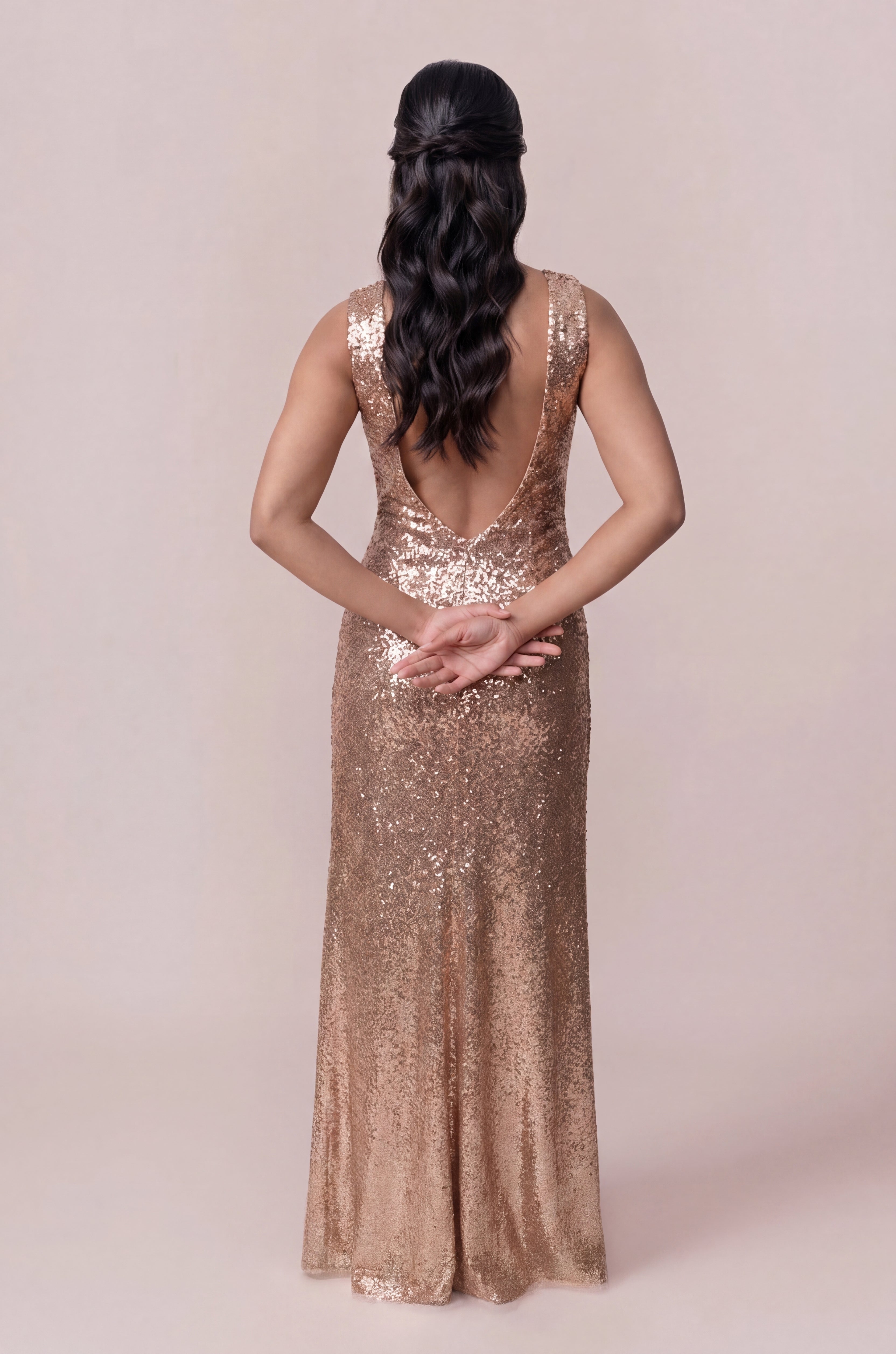 serena gold dress Sequin Maisonette US Size:26W Youmylove Dresses For Girls It is made from