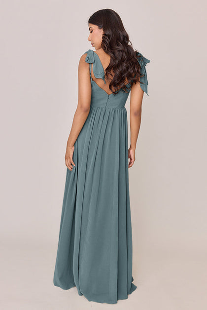Serenity Chiffon Dress | Made To Order | Eucalyptus