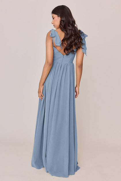 Serenity Chiffon Dress | Made To Order | French Blue