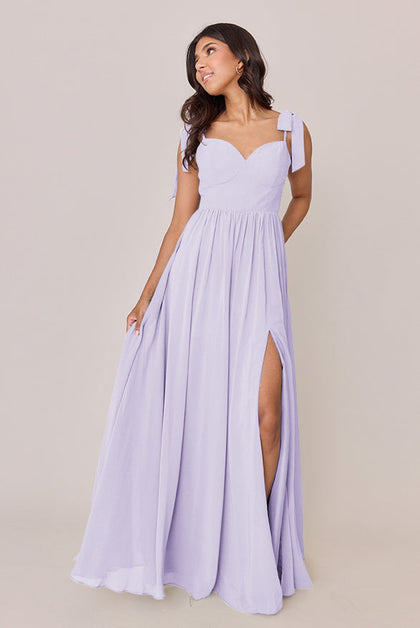 Serenity Chiffon Dress | Made To Order | Light Lavender