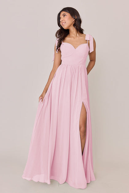 Serenity Chiffon Dress | Made To Order | Perfect Pink
