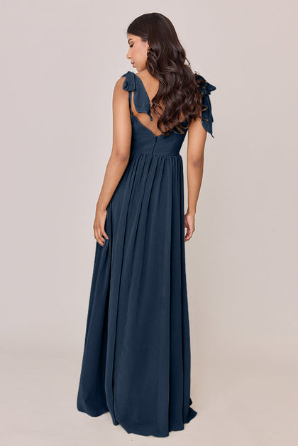 Serenity Chiffon Dress | Made To Order | Romantic Blue