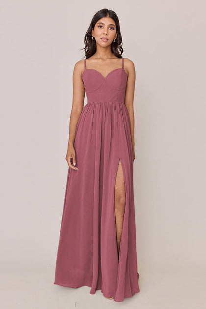 Serenity Chiffon Dress | Made To Order | Rosewood