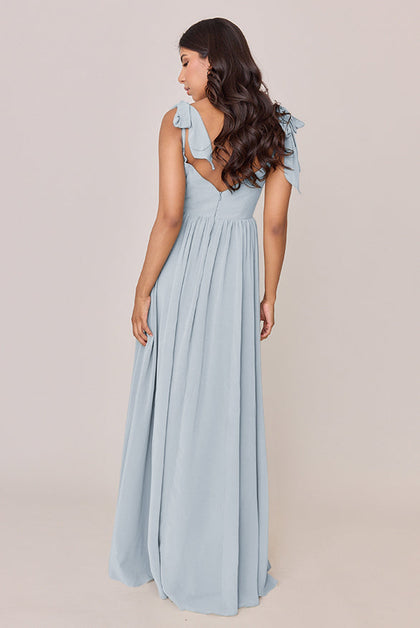 Serenity Chiffon Dress | Made To Order | Sky Blue