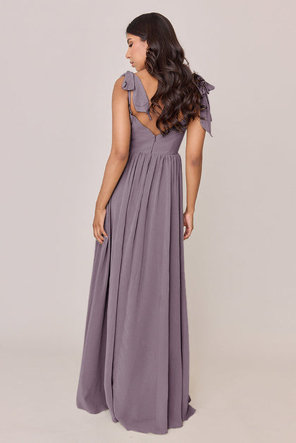 Serenity Chiffon Dress | Made To Order | Wisteria