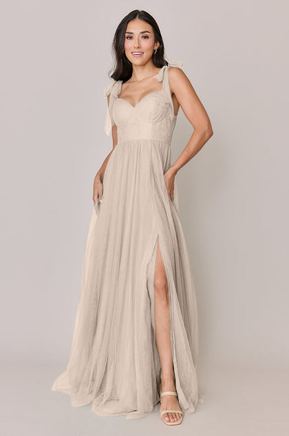 Serenity Tulle Dress | Made To Order | Champagne