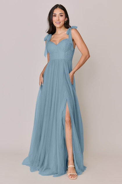 Serenity Tulle Dress | Made To Order | French Blue