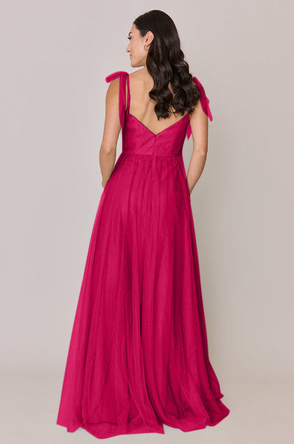 Serenity Tulle Dress | Made To Order | Hot Pink