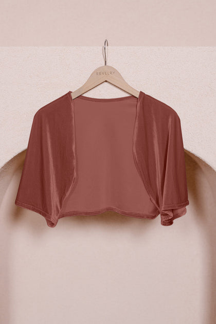 Velvet Shawl | Made To Order | Dusty Rose