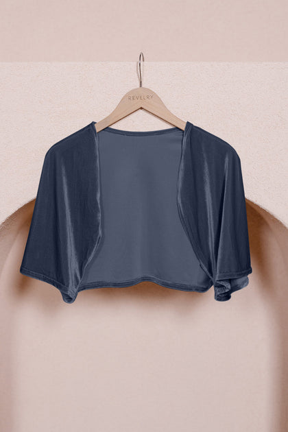 Velvet Shawl | Made To Order | Indie Blue