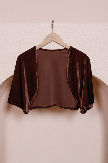 Velvet Shawl | Made To Order | Mahogany