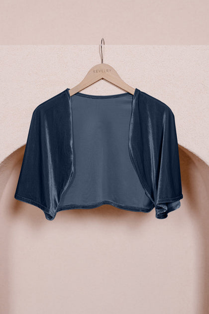 Velvet Shawl | Made To Order | Royal Blue